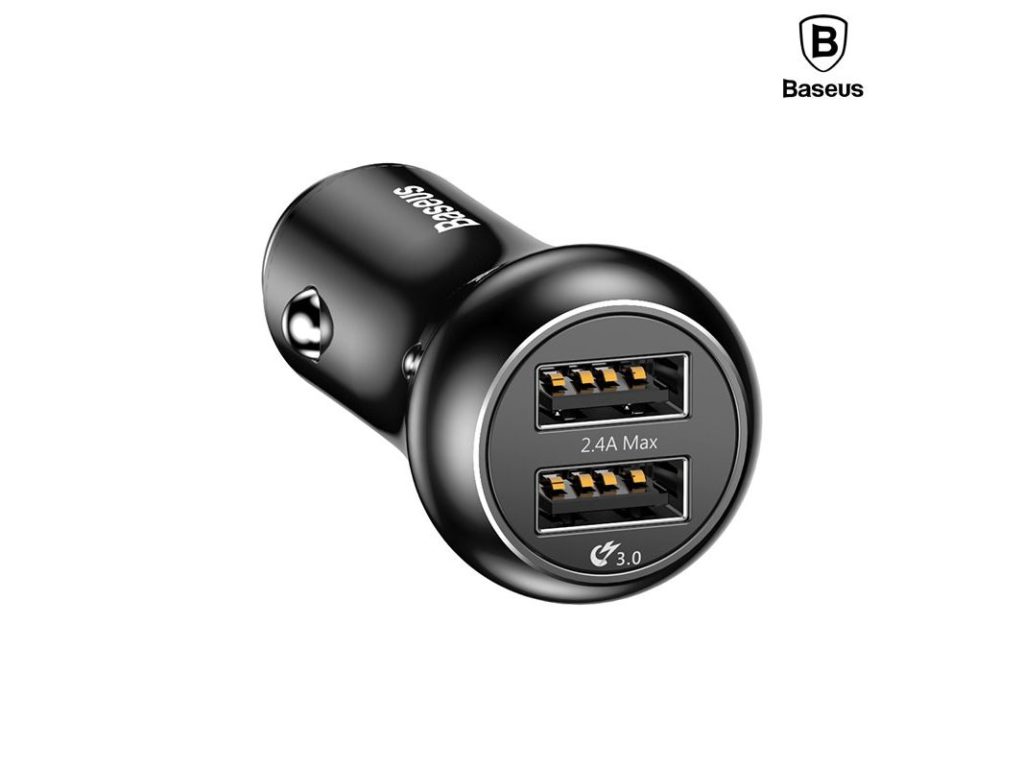 Baseus qc 3.0 Gentry Serie schnelles Auto Ladegerät 5v 2.4a dual USB-Ausgang