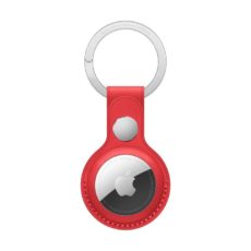 Apple Ortungsgerät AirTag Schlüsselanhänger aus Leder - (PRODUCT)RED Rot